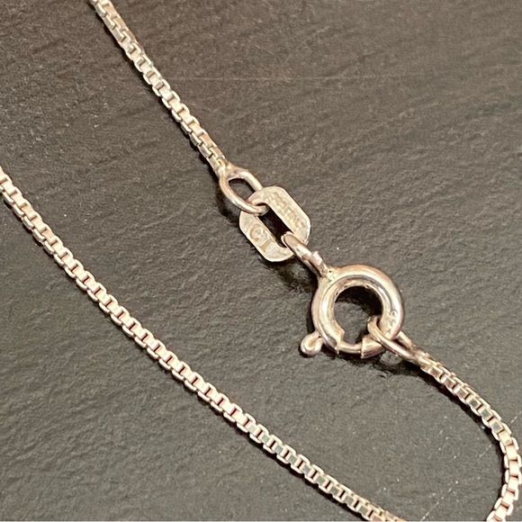 Sterling Silver Turquoise Inlay 16” Necklace and Earrings Set - Picture 11 of 13